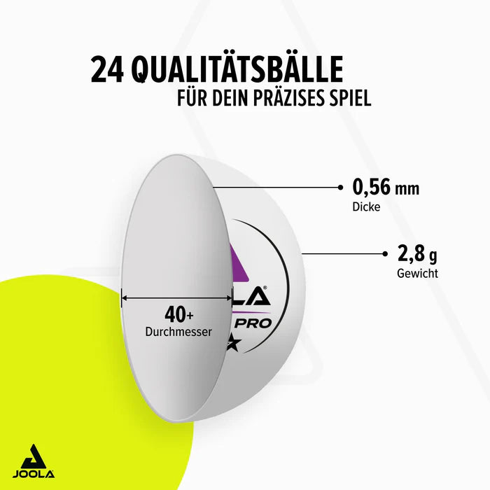 JOOLA Tafeltennisbal Pro*** ABS 40+