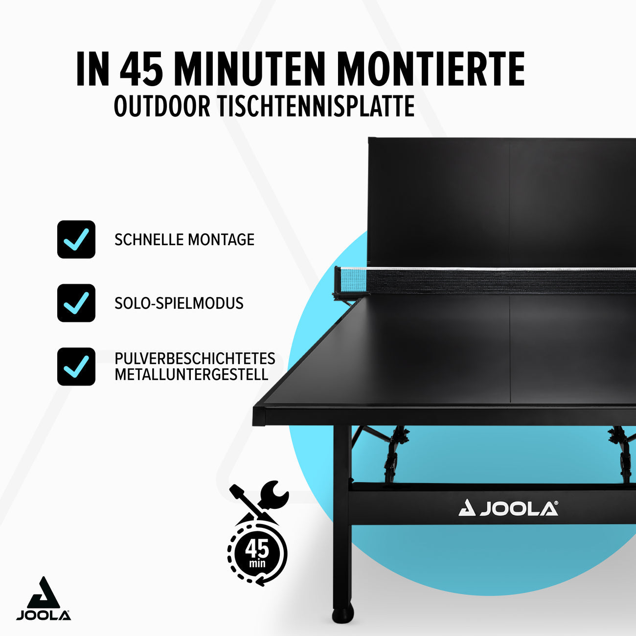JOOLA Tafeltennistafel Black Outdoor
