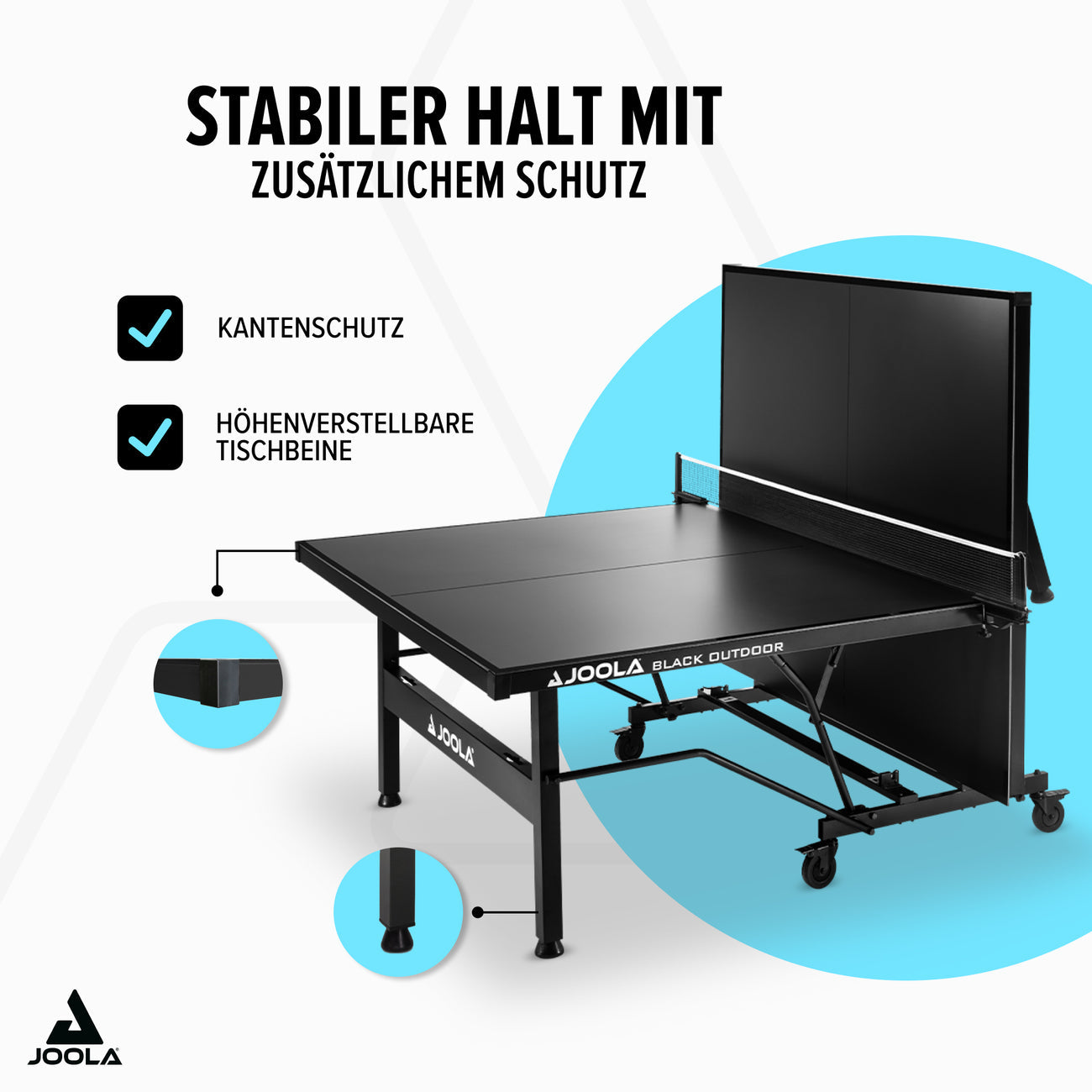 JOOLA Tafeltennistafel Black Outdoor