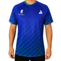 JOOLA Shirt Hugo Calderano Competition Monogram Crossover blauw-groen