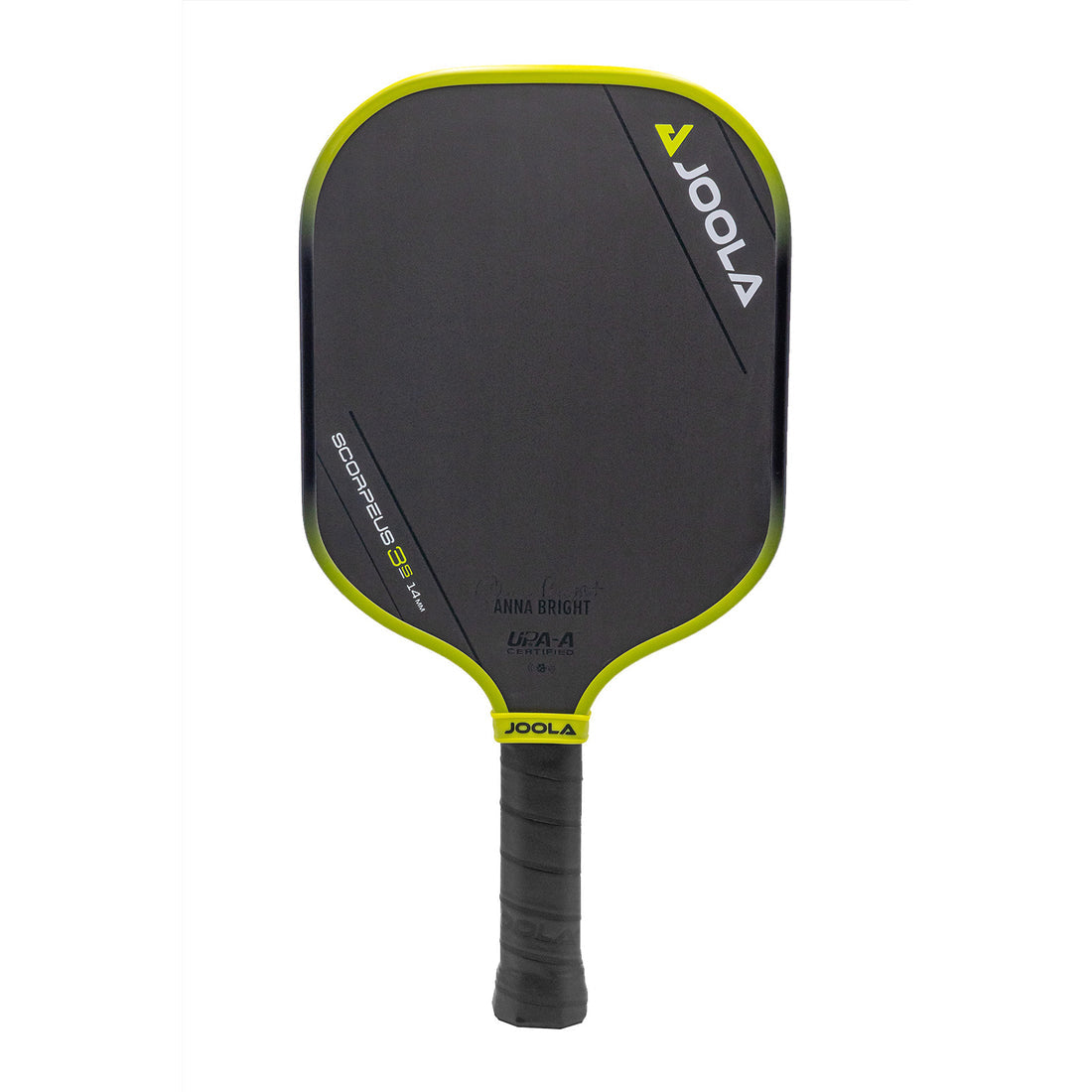 JOOLA ANNA BRIGHT SCORPEUS 3S 14MM PICKLEBALL PADDLE