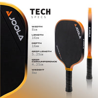 JOOLA COLLIN JOHNS SCORPEUS 3S 16MM PICKLEBALL PADDLE