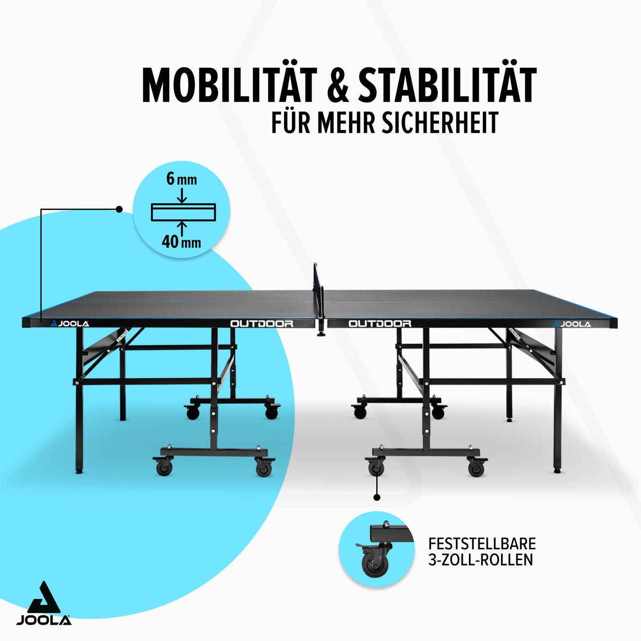 JOOLA Tafeltennistafel J200A Outdoor – JOOLA Nederland en België