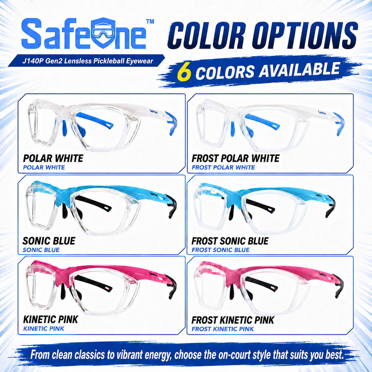 SafeOne J-140P Gen2 – Lensvrije beschermende eyewear